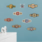 Titles Collection        - Officially Licensed WWE Removable     Adhesive Decal