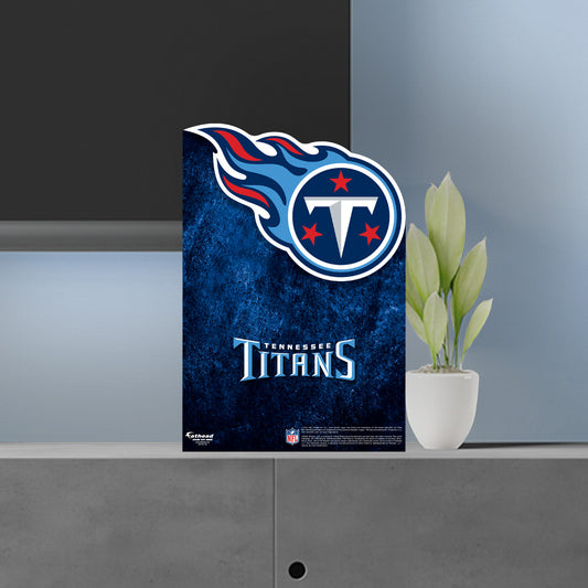 Tennessee Titans:   Logo  Mini   Cardstock Cutout  - Officially Licensed NFL    Stand Out