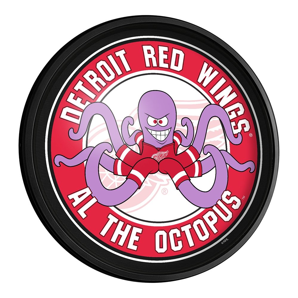 NHL Detroit Red Wings The Octopus Mascot Art Poster Print
