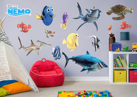 Finding Nemo Collection     - Officially Licensed Disney Removable Wall   Adhesive Decal