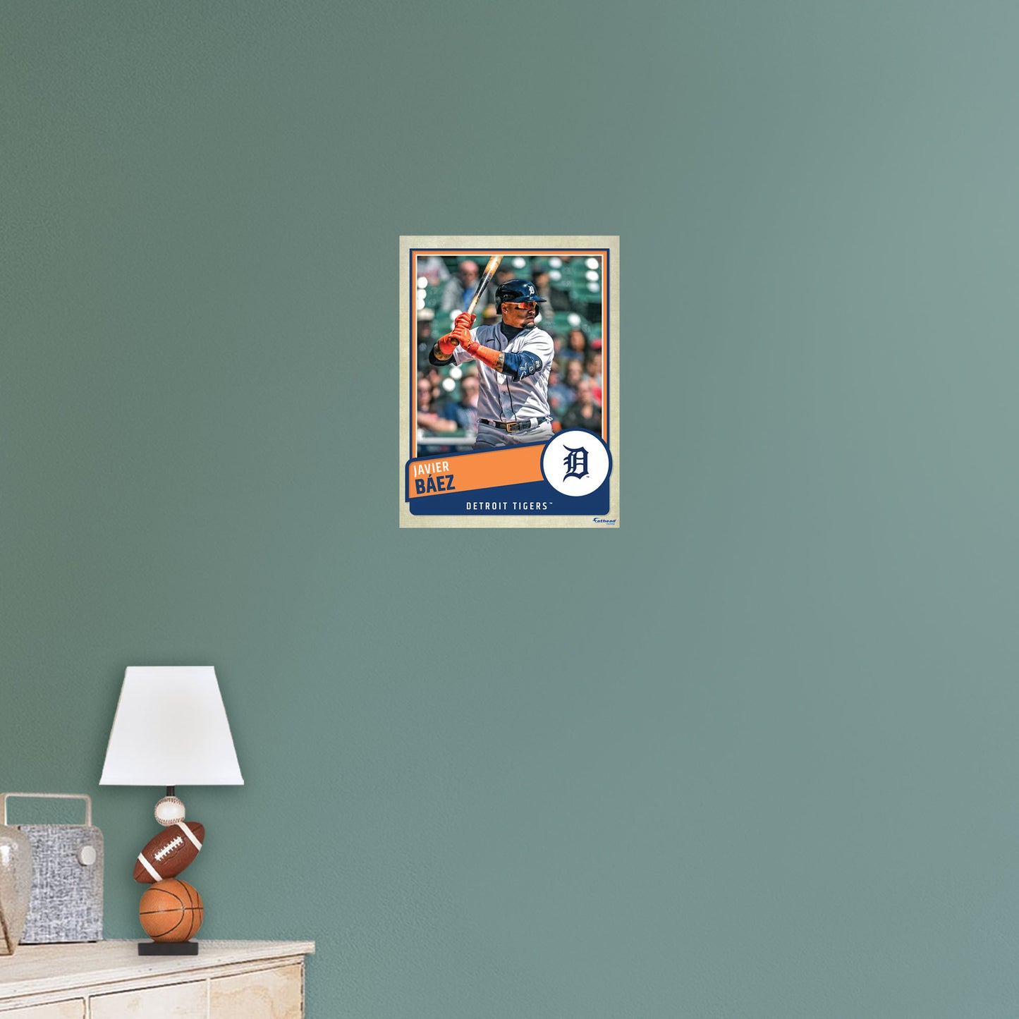 Detroit Tigers: Javier Báez  Poster        - Officially Licensed MLB Removable     Adhesive Decal