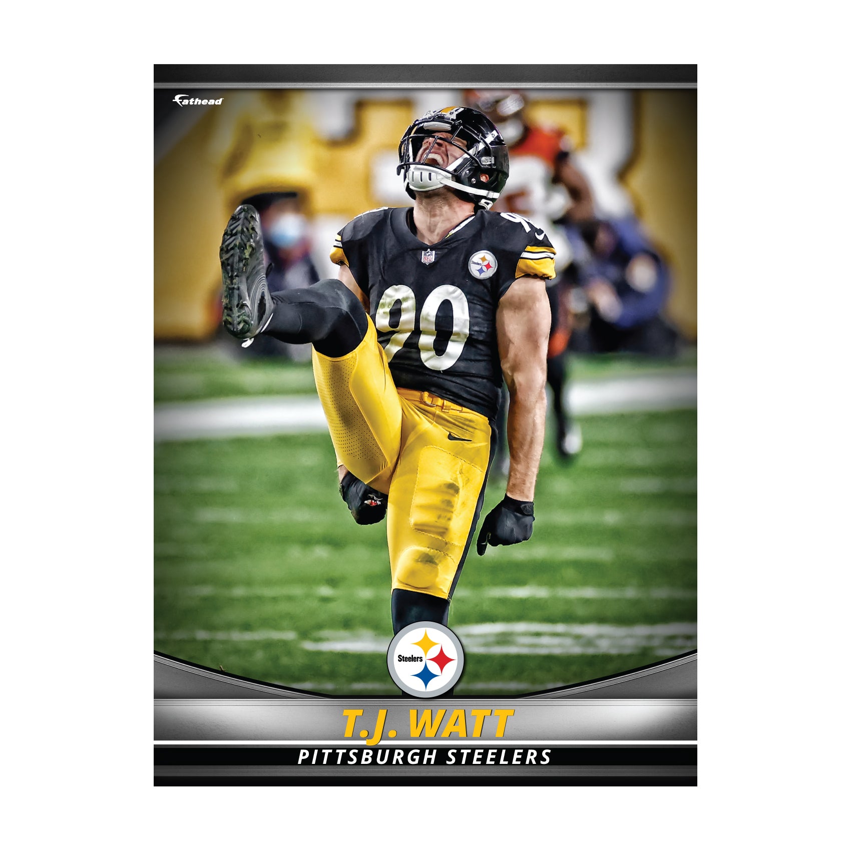 Pittsburgh Steelers: T.J. Watt 2021 GameStar - Officially Licensed NFL