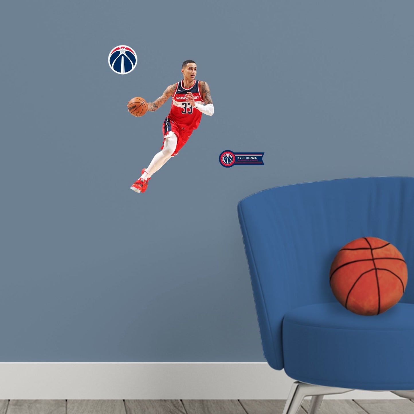 Washington Wizards: Kyle Kuzma - Officially Licensed NBA Removable Adhesive Decal