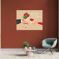 Valentine's Day:  Be My Valentine Mural        -   Removable     Adhesive Decal