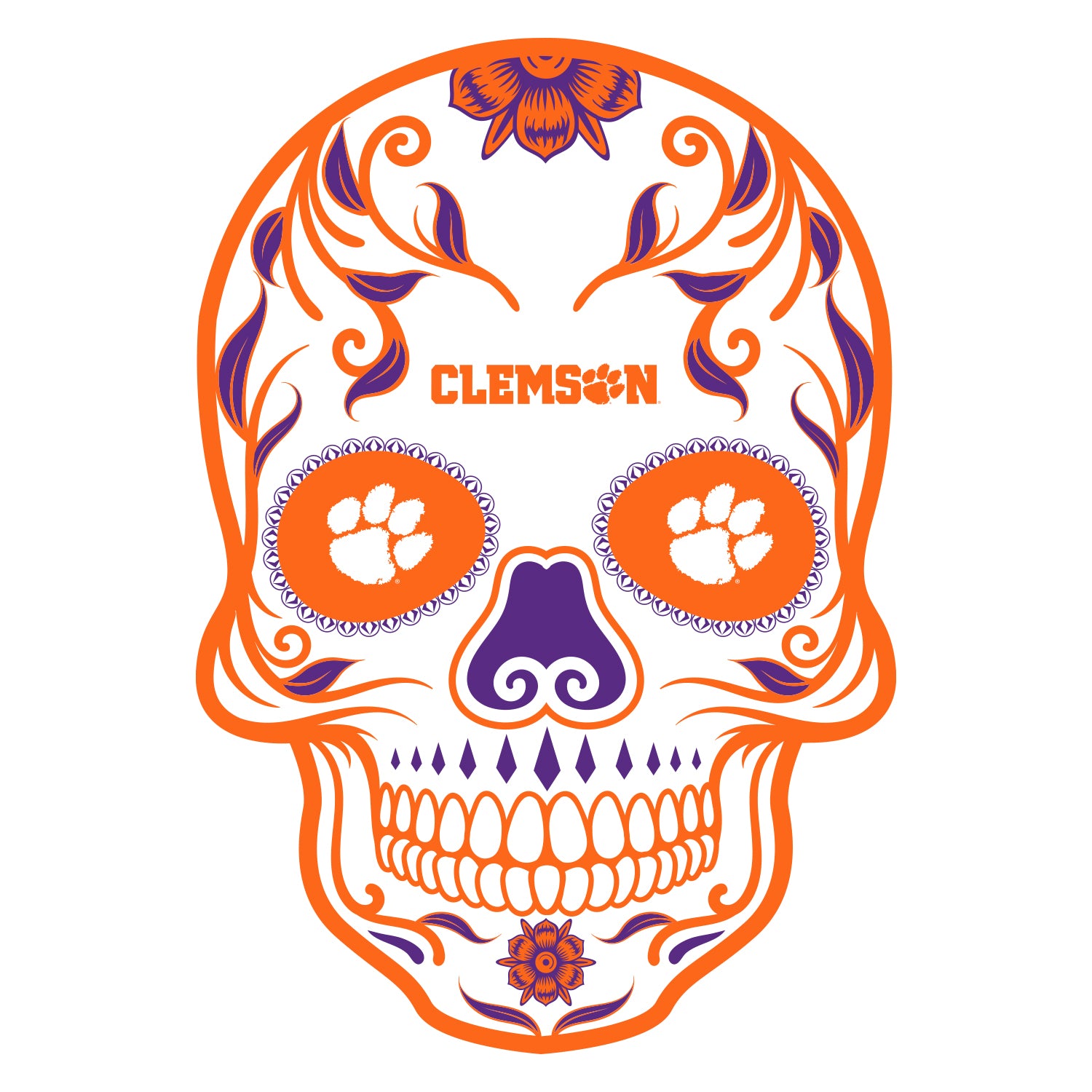 Clemson Tigers Shirt Metallica Skull Clemson Gift - Personalized