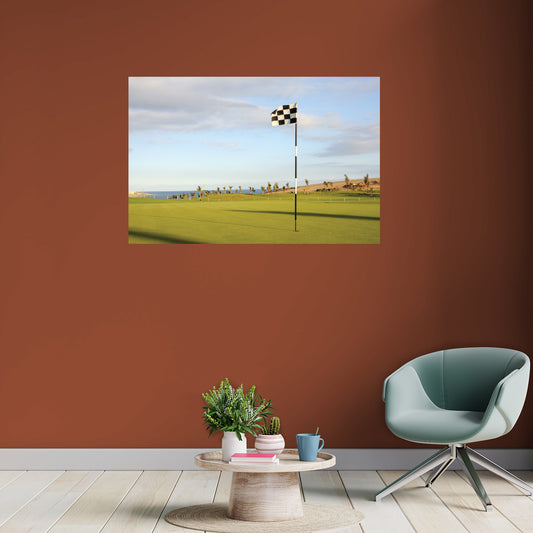 Golf: Palm Trees Poster - Removable Adhesive Decal