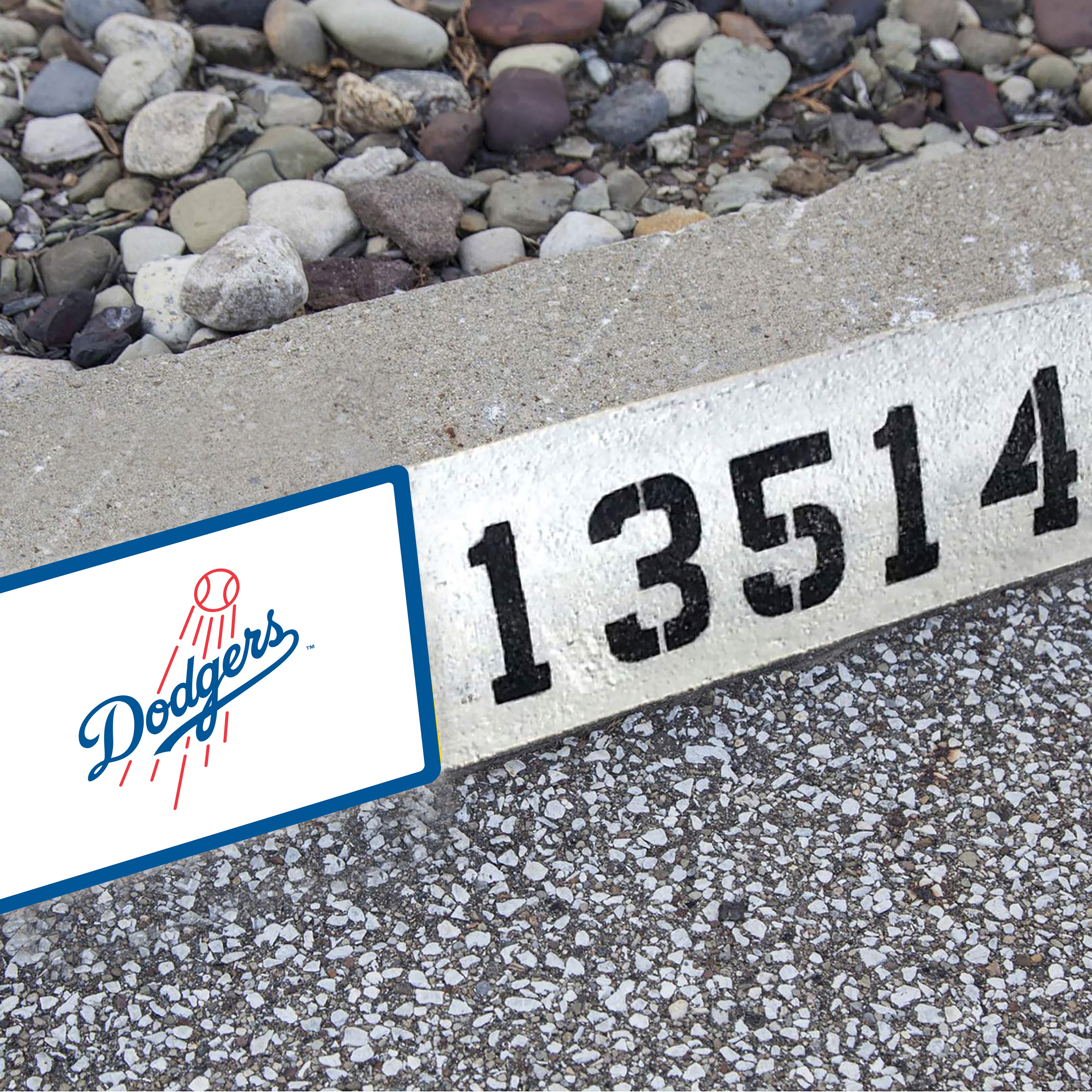 Los Angeles Dodgers License Plate