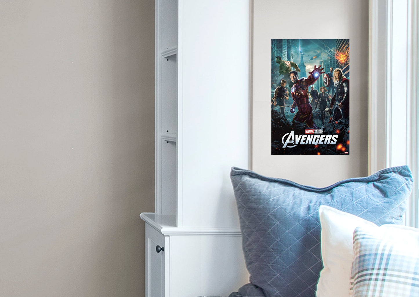 Avengers:  Movie Posters Mural        - Officially Licensed Marvel Removable Wall   Adhesive Decal