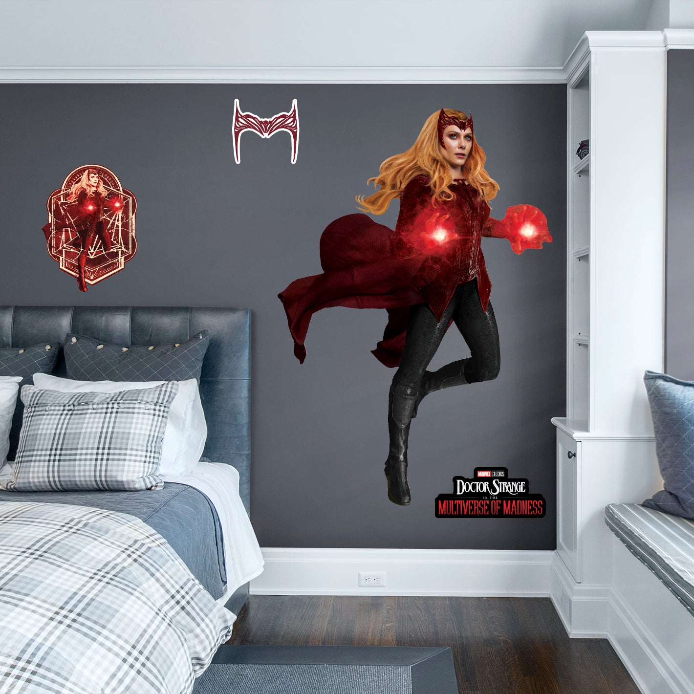 Doctor Strange 2: In the Multiverse of Madness: Scarlet Witch RealBig - Officially Licensed Marvel Removable Adhesive Decal