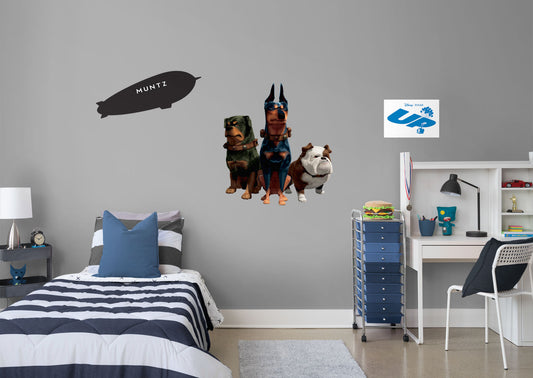 UP: Dog Pack RealBig        - Officially Licensed Disney Removable Wall   Adhesive Decal