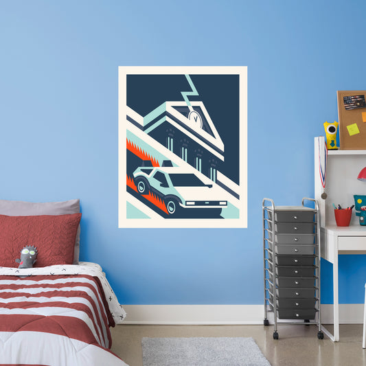Back to the Future:  Poster I        - Officially Licensed NBC Universal Removable Wall   Adhesive Decal