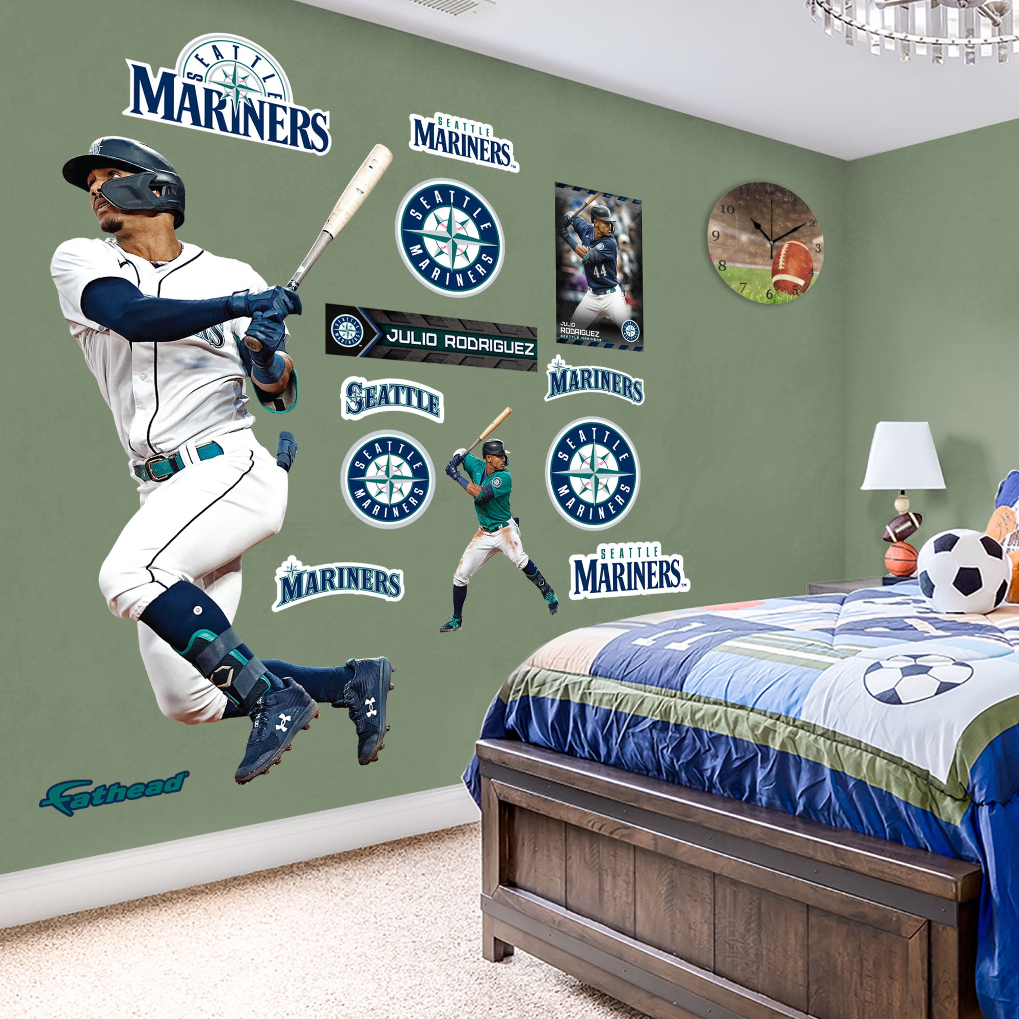 Seattle Mariners: Julio Rodríguez 2022 Poster - Officially Licensed ML –  Fathead