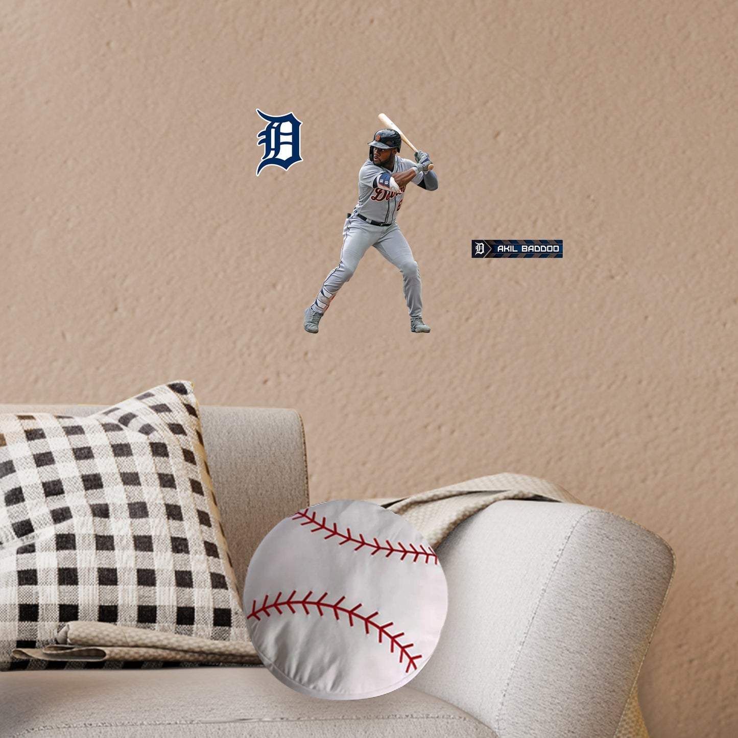 Detroit Tigers: Akil Baddoo - Officially Licensed MLB Removable Adhesive Decal