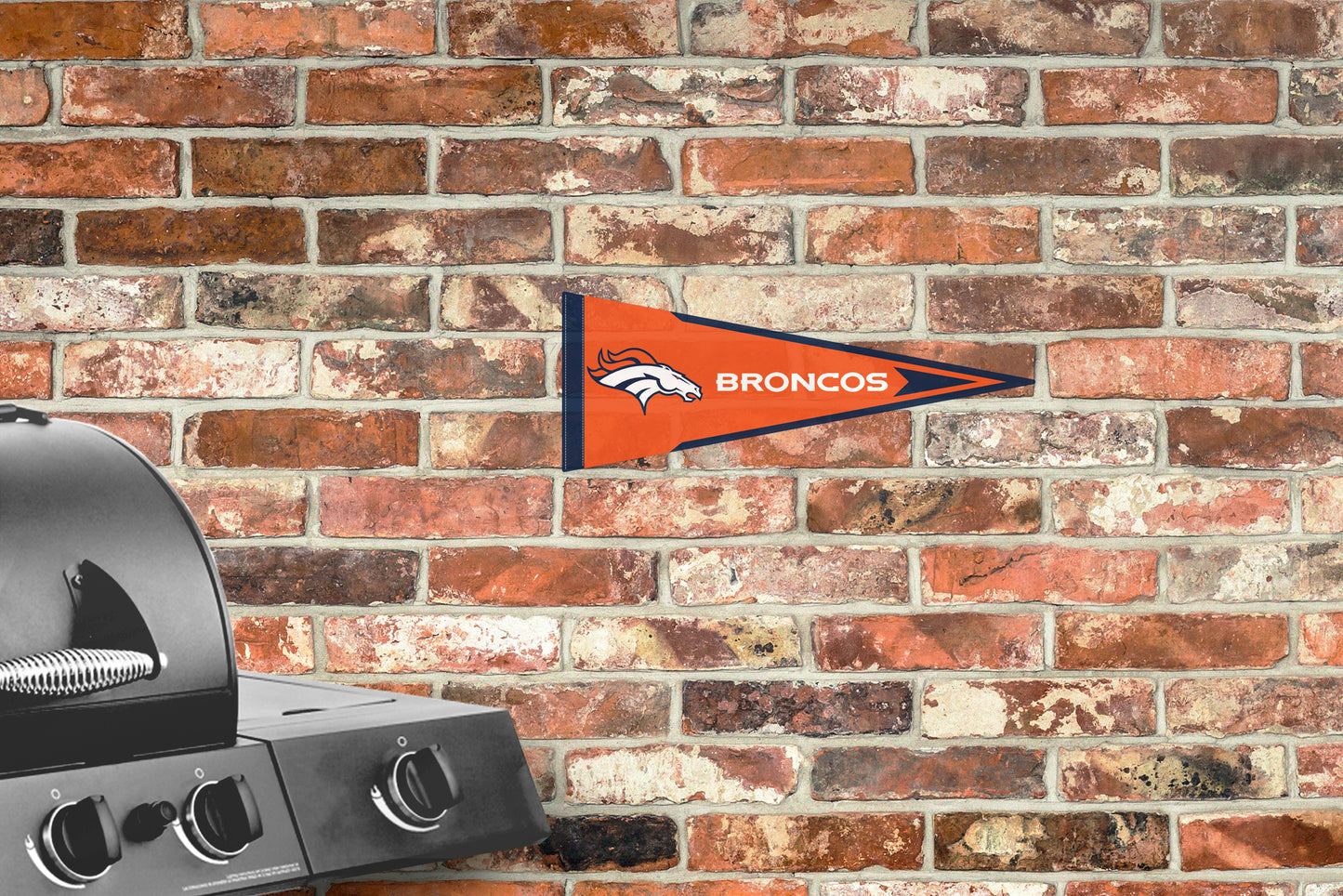 Denver Broncos:  Alumigraphic Pennant        - Officially Licensed NFL    Outdoor Graphic