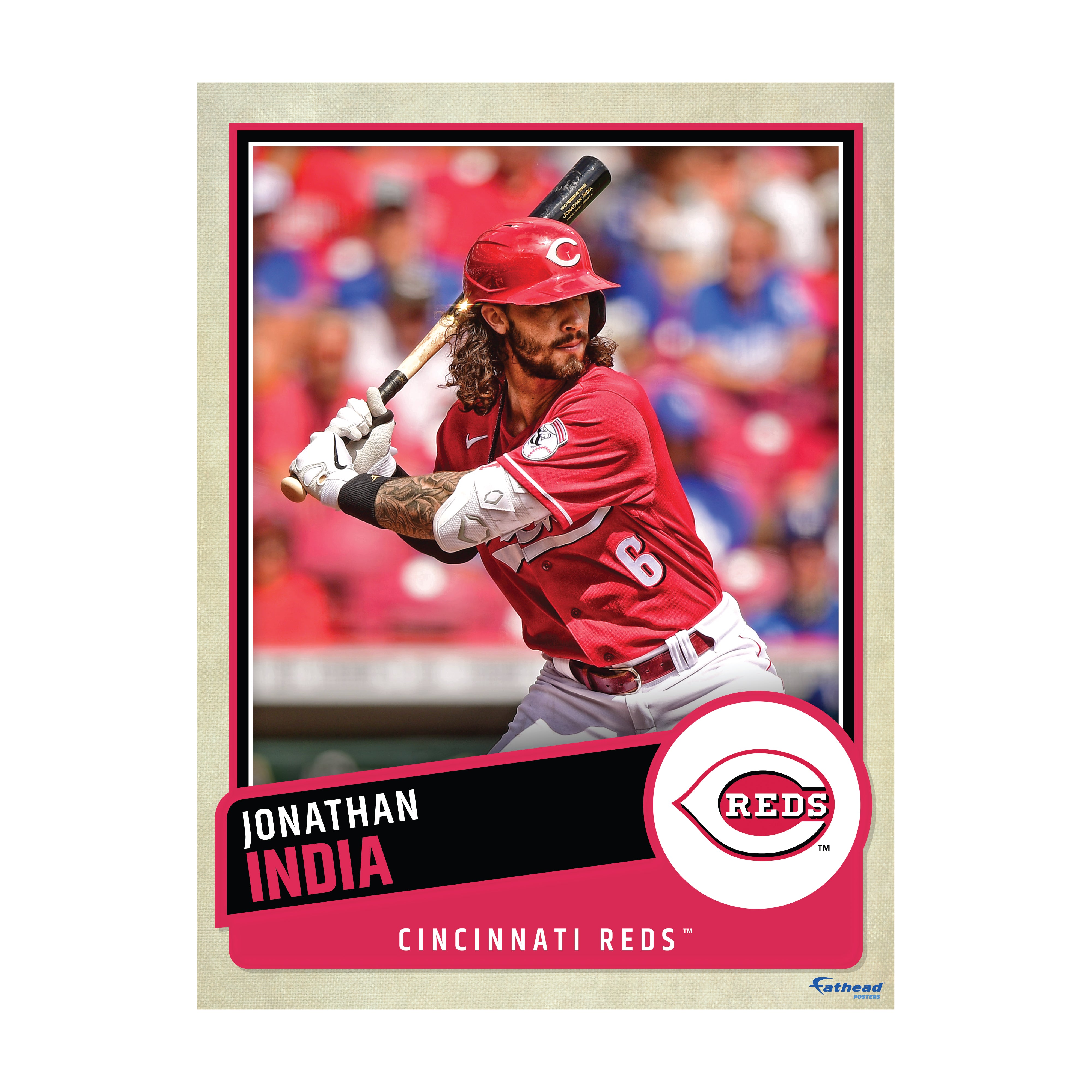 Cincinnati Reds: Jonathan India 2022 Poster - Officially Licensed MLB –  Fathead