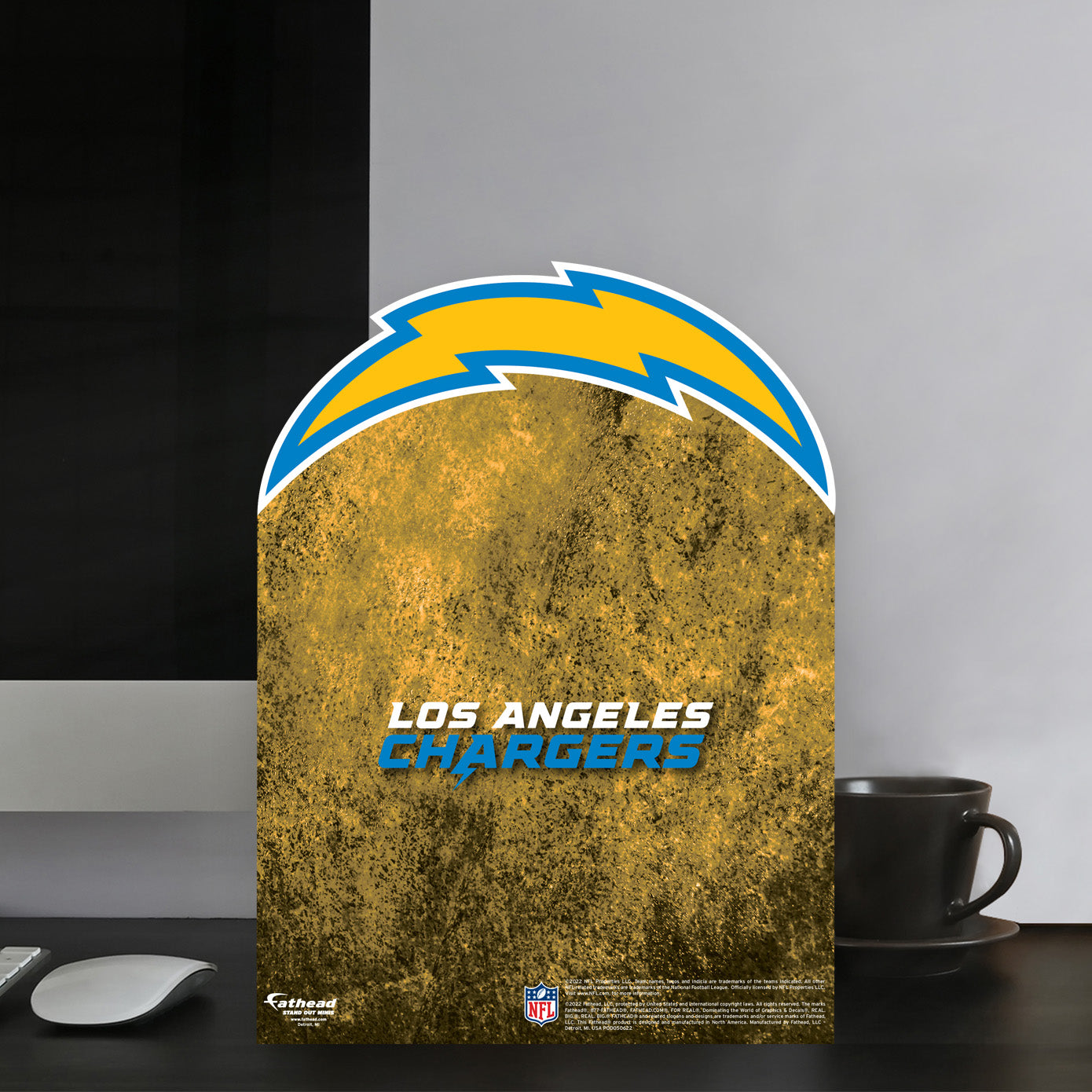 Los Angeles Chargers:   Logo  Mini   Cardstock Cutout  - Officially Licensed NFL    Stand Out