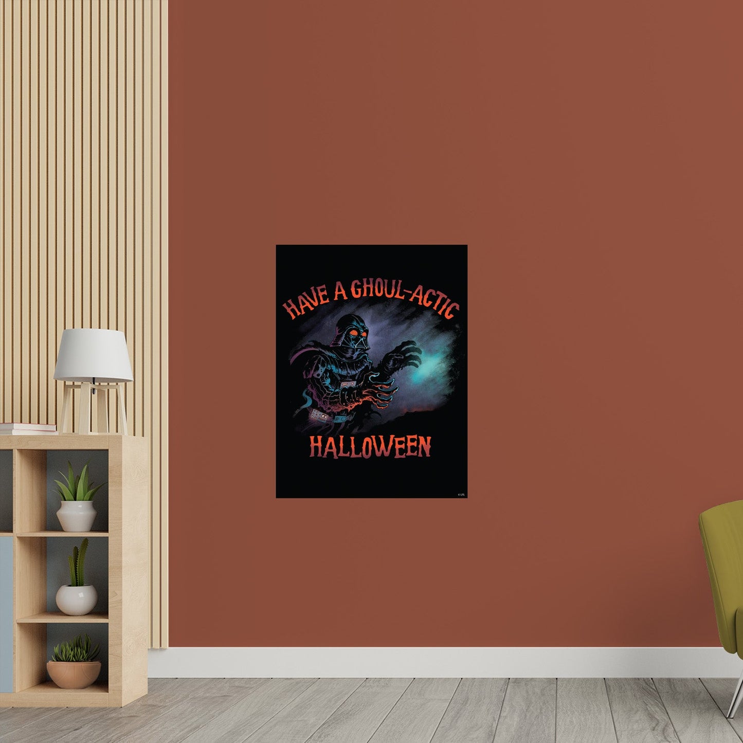 Darth Vader Have a Ghoul-actic Halloween Poster - Officially Licensed Star Wars Removable Adhesive Decal