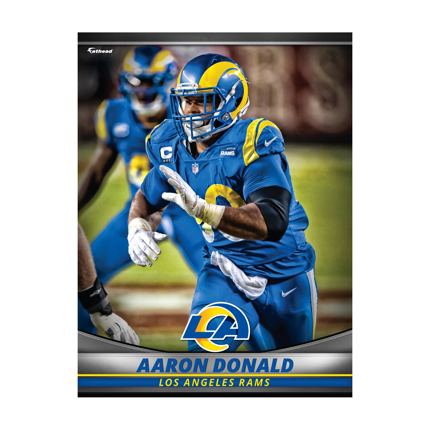 Los Angeles Rams: Aaron Donald 2022 Inspirational Poster - Officially –  Fathead