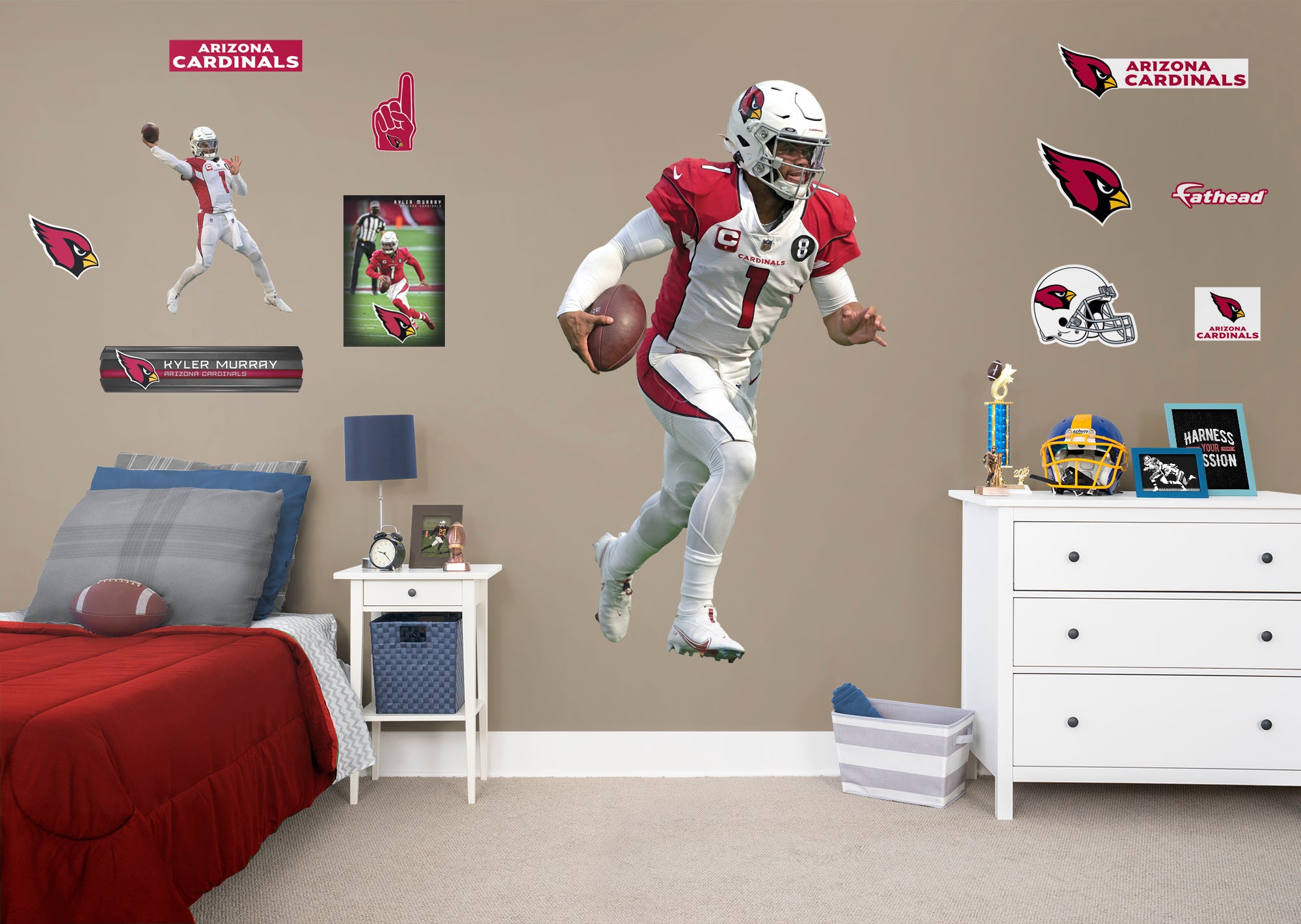 Kyler Murray Arizona Cardinals Emoji Design Wireless Charger & Mouse Pad