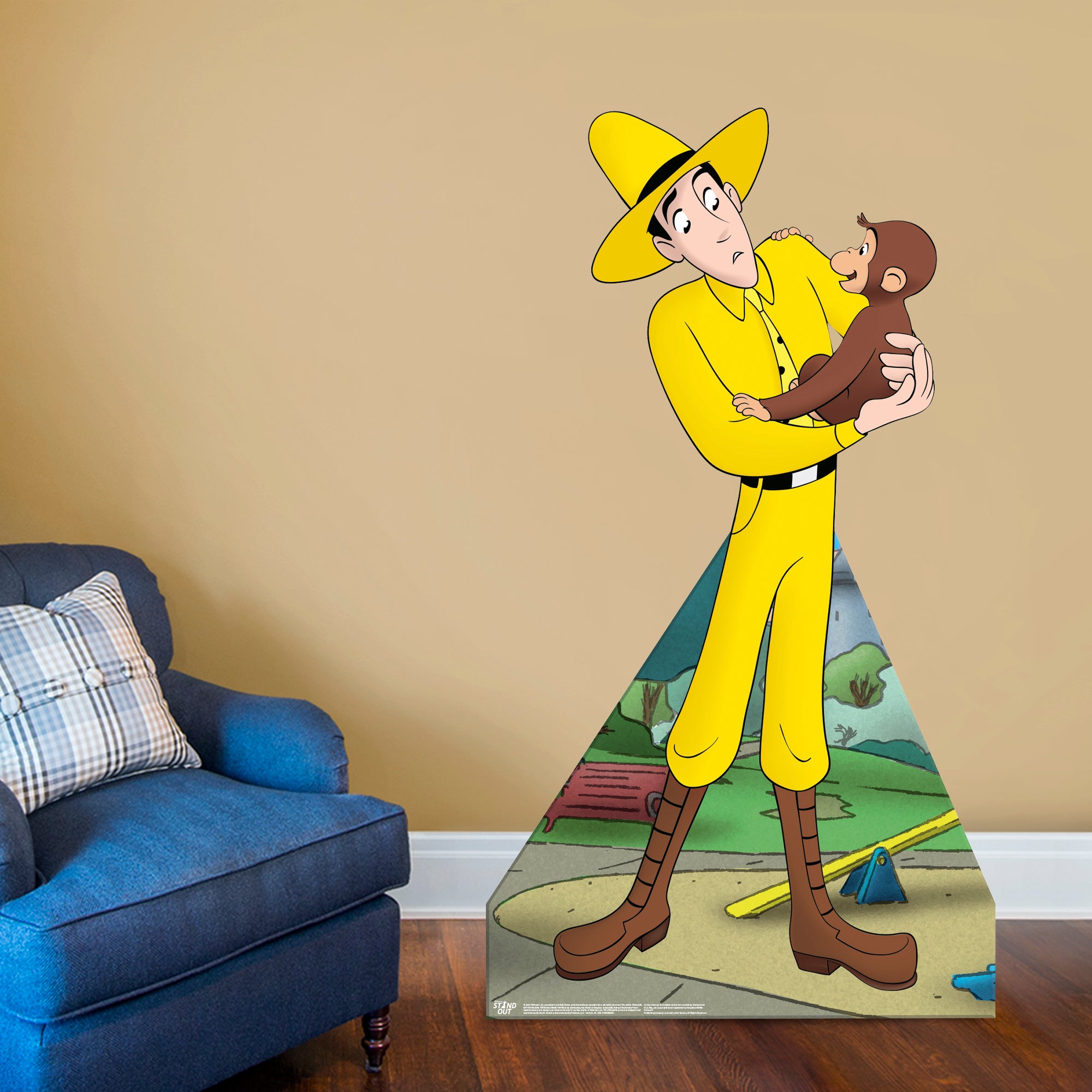 Curious George: TED Stand Life-Size Foam Core Cutout - Officially Lice –  Fathead