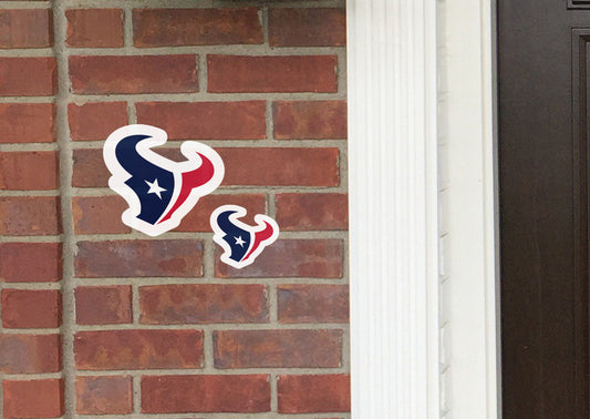 Houston Texans:  Alumigraphic Logo Minis        - Officially Licensed NFL    Outdoor Graphic