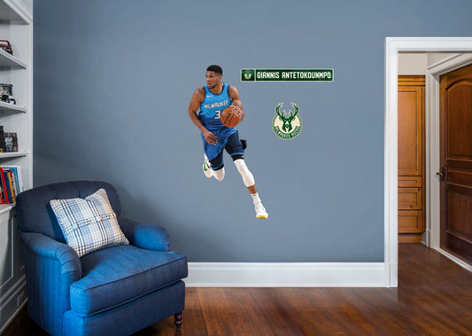 Giannis Antetokounmpo   - Officially Licensed NBA Removable Wall Decal