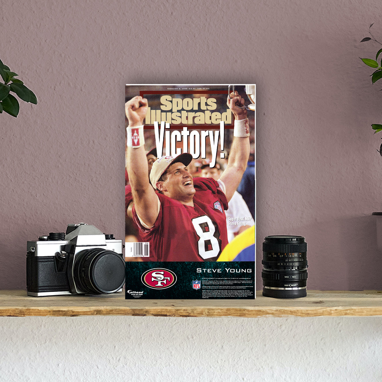 San Francisco 49ers Qb Steve Young, 1993 Nfc Divisional Sports Illustrated  Cover by Sports Illustrated