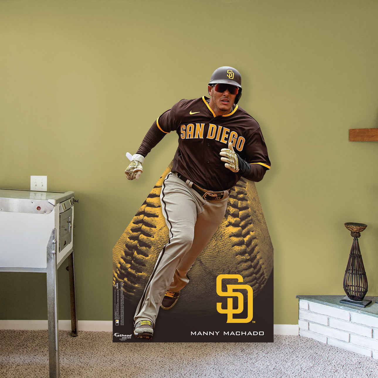 San Diego Padres: Manny Machado Life-Size Foam Core Cutout - Officially Licensed MLB Stand Out