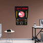 Atlanta Hawks:   Scoreboard Personalized Name        - Officially Licensed NBA Removable     Adhesive Decal