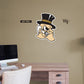 Wake Forest Demon Decons: Deacon Head Logo - Officially Licensed NCAA Removable Adhesive Decal