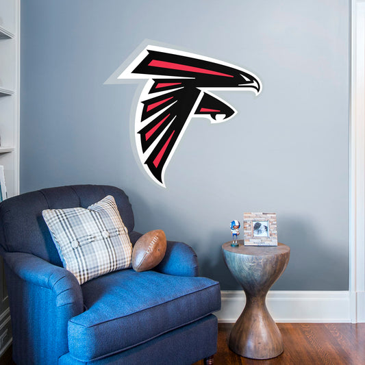 Atlanta Falcons:  Logo     Logo  - Officially Licensed NFL Removable Wall   Adhesive Decal