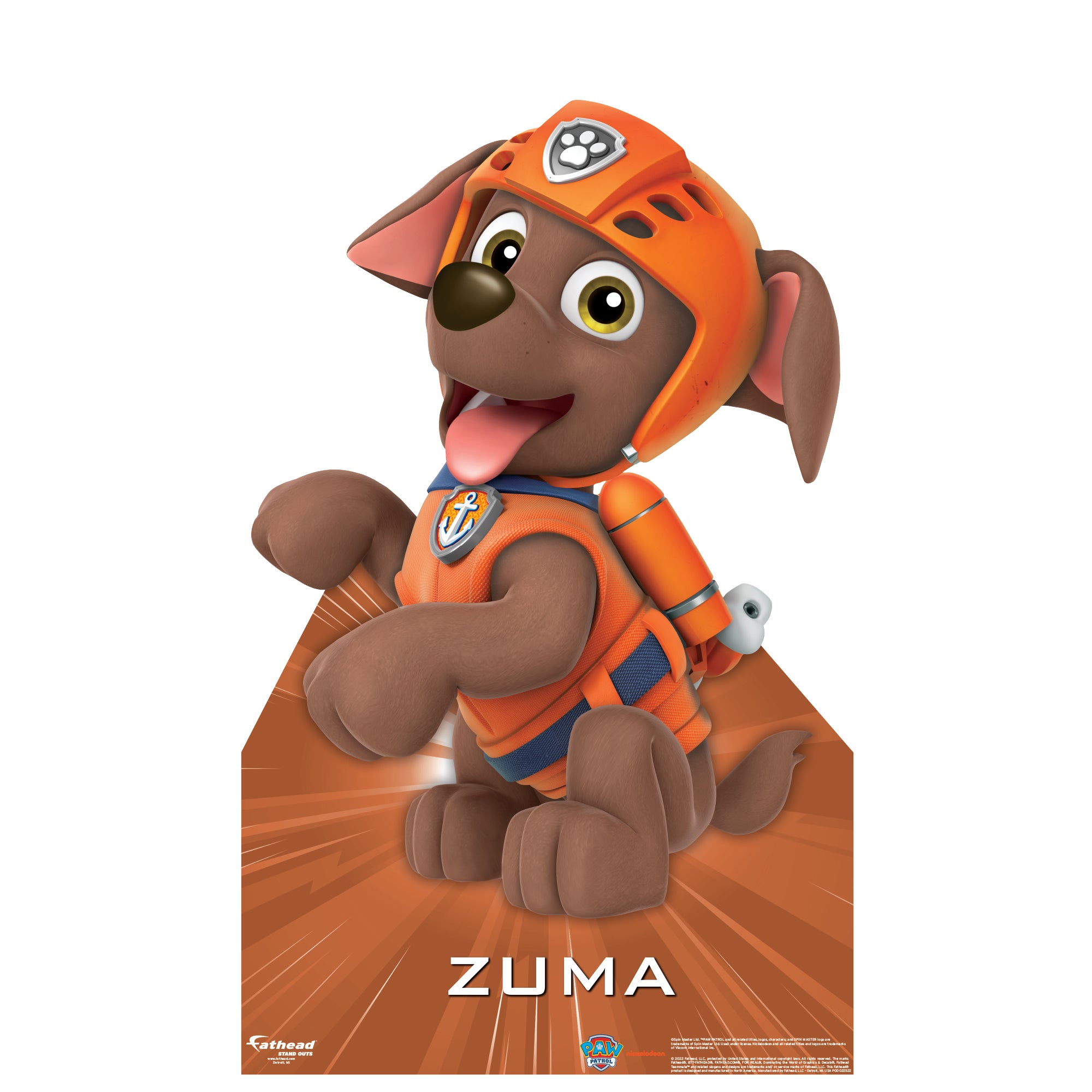 Paw Patrol: Zuma Life-Size Foam Core Cutout - Officially Licensed Nick –  Fathead