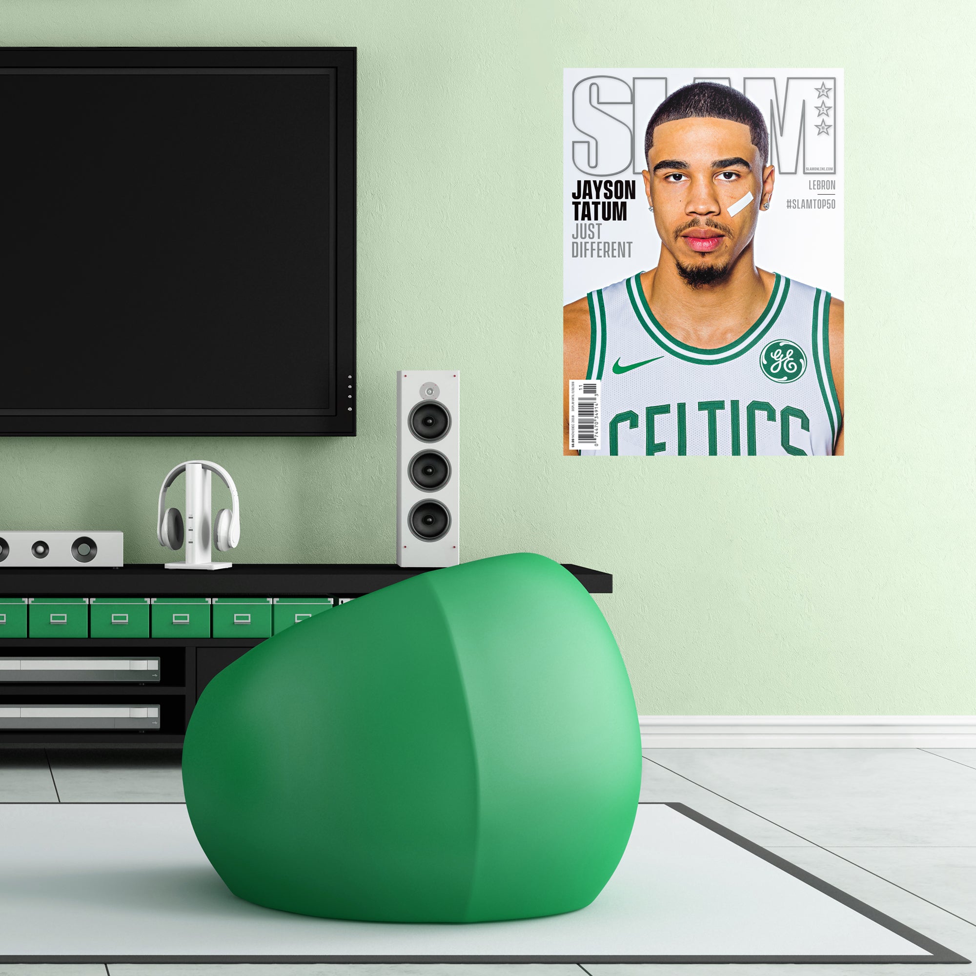 Jayson Tatum Slam Magazine Boston Celtics Blanket