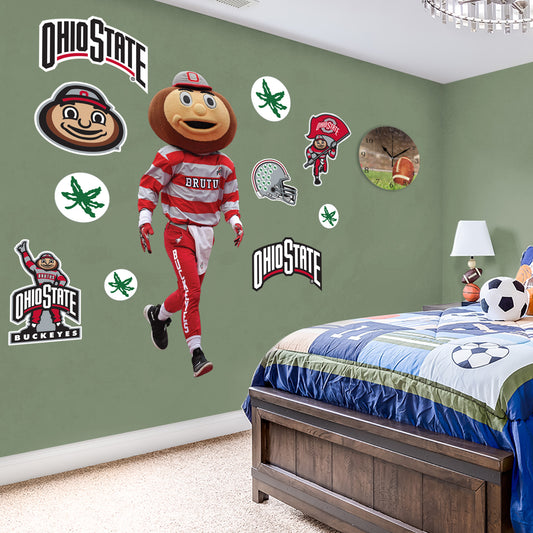 Life-Size Mascot +10 Decals (28"W x 78"H)