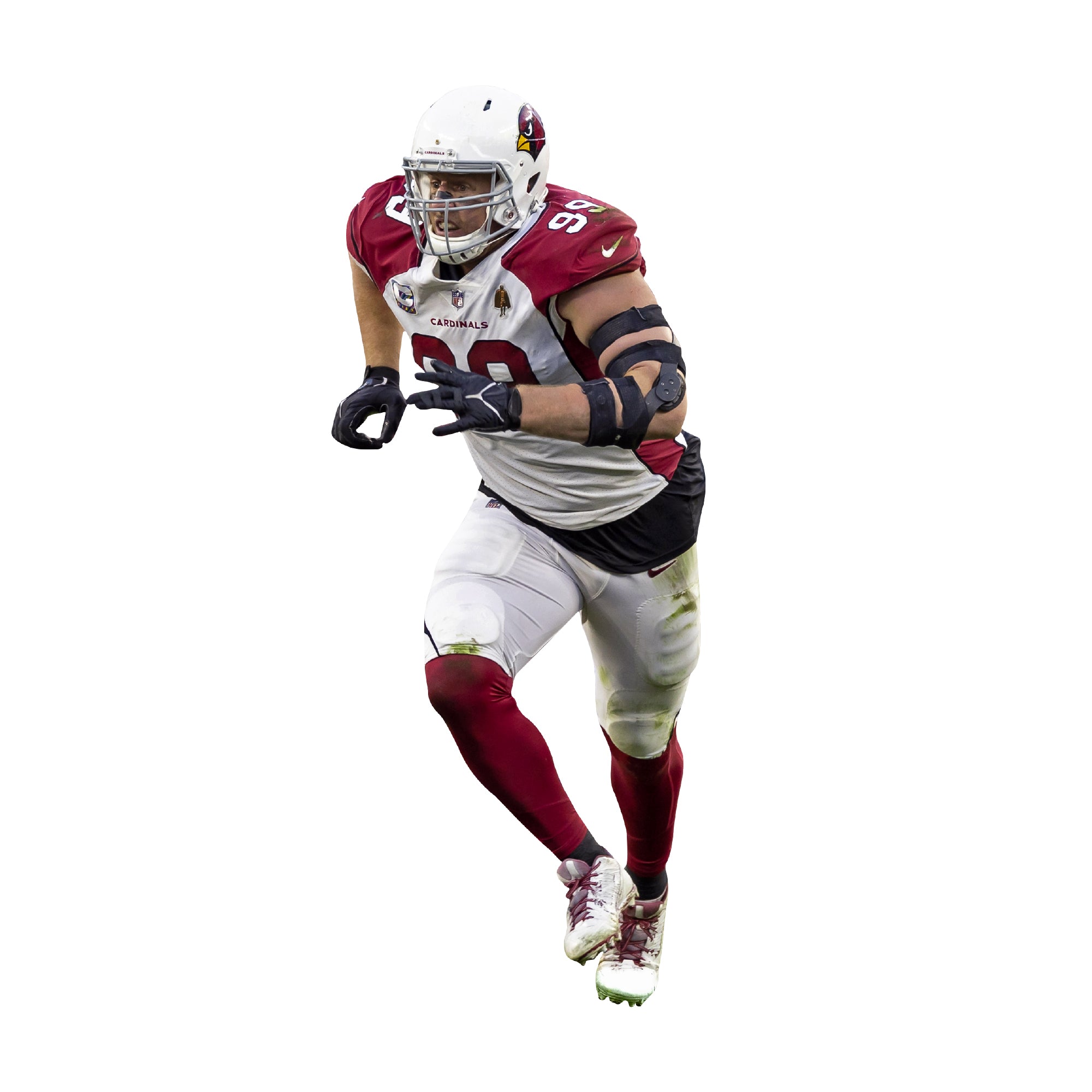 Arizona Cardinals: J.J. Watt 2022 Black Jersey - Officially Licensed NFL  Removable Adhesive Decal