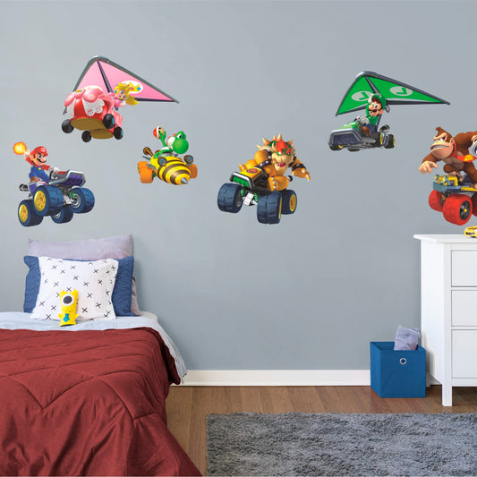 Mario Kart: Collection - Officially Licensed Nintendo Removable Wall Decals