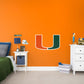 Miami Hurricanes: Logo - Officially Licensed NCAA Removable Adhesive Decal