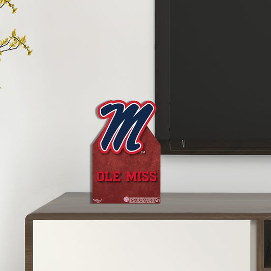 Ole Miss Rebels: Mini Cardstock Cutout - Officially Licensed NCAA Stand Out