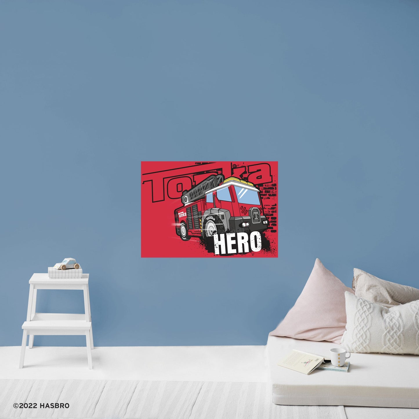 Tonka Trucks: Fire Truck Hero Poster - Officially Licensed Hasbro Removable Adhesive Decal