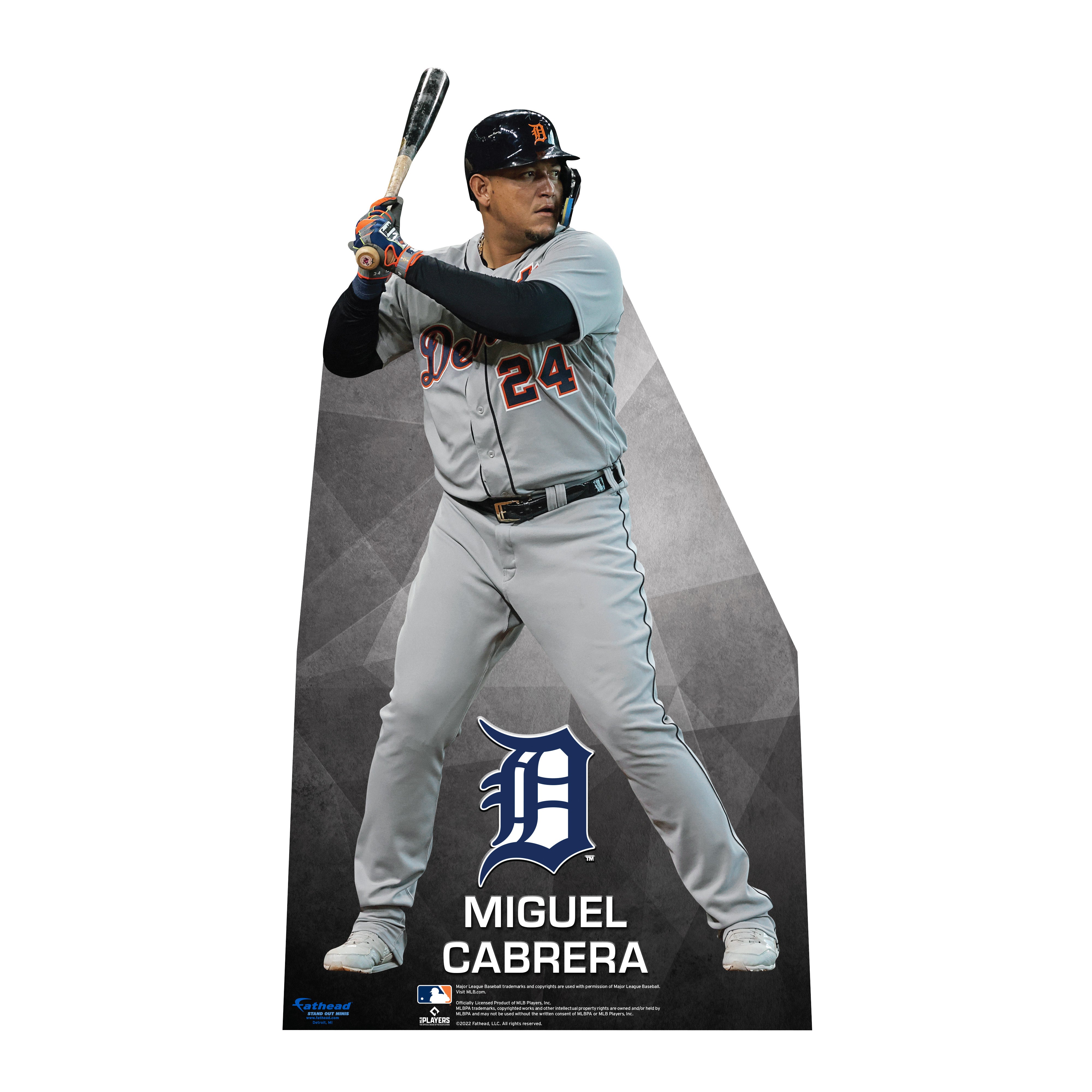 Detroit Tigers: Miguel Cabrera 2022 Mini Cardstock Cutout