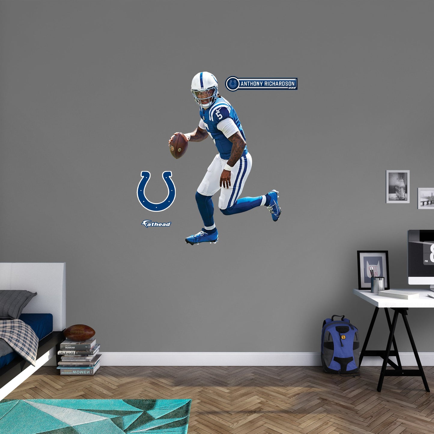 Indianapolis Colts: Anthony Richardson         - Officially Licensed NFL Removable     Adhesive Decal