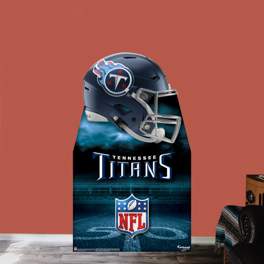 Tennessee Titans:   Helmet  Life-Size   Foam Core Cutout  - Officially Licensed NFL    Stand Out