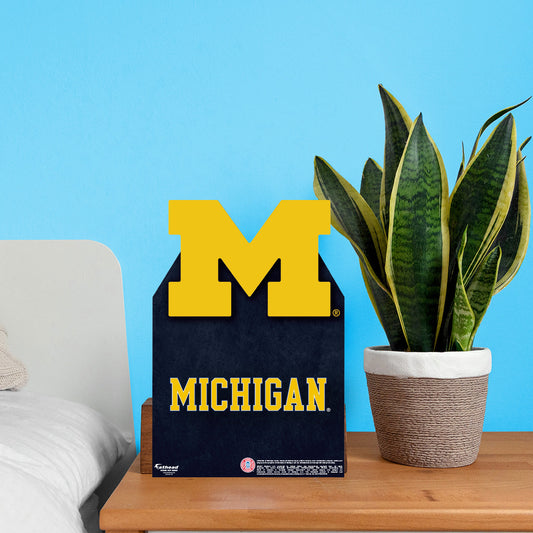 Michigan Wolverines: Mini Cardstock Cutout - Officially Licensed NCAA Stand Out