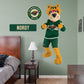Minnesota Wild: Nordy  Mascot        - Officially Licensed NHL Removable Wall   Adhesive Decal