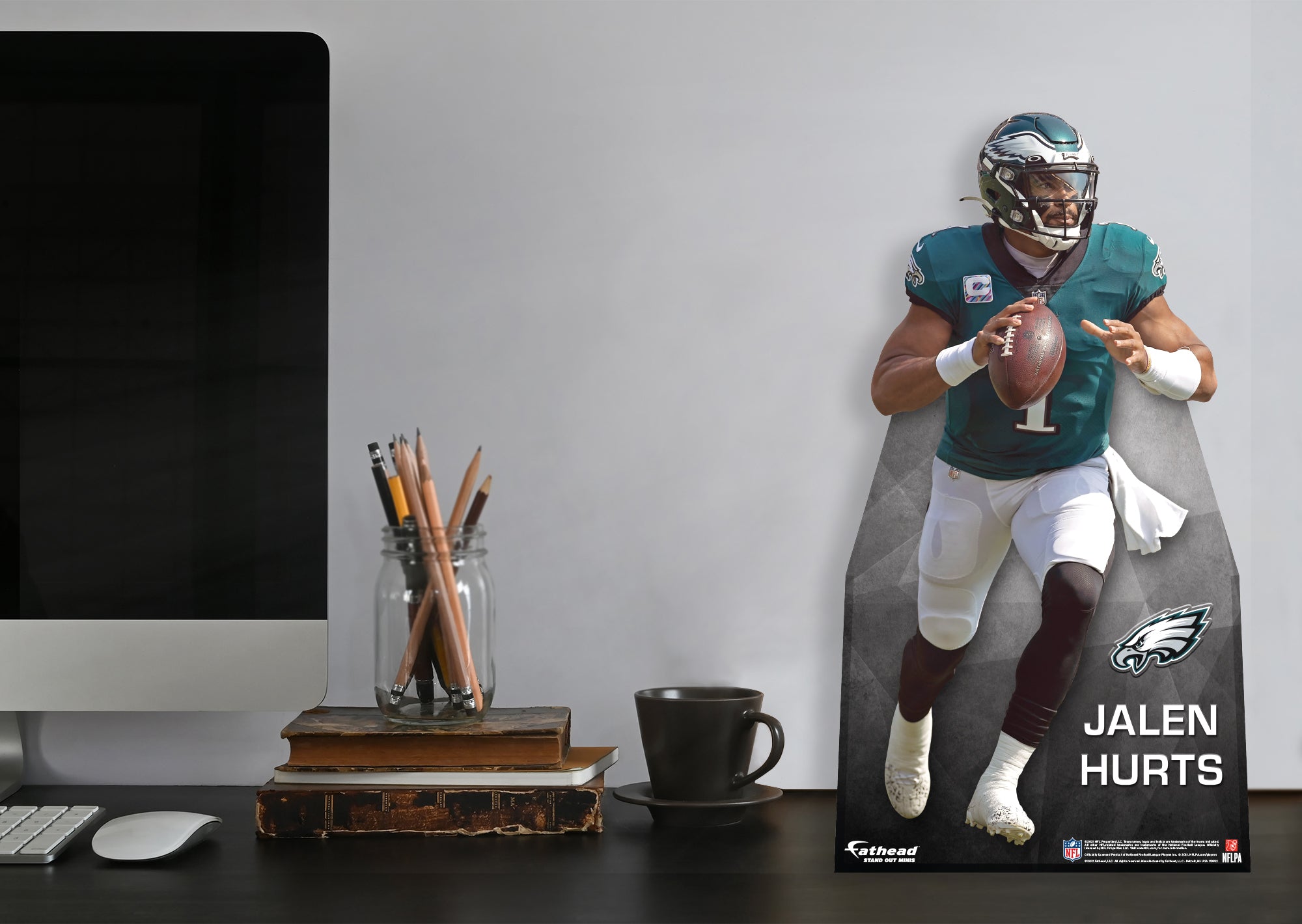 Fathead Jalen Hurts Philadelphia Eagles Mini Stand Out