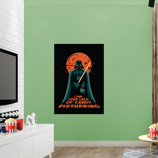 Darth Vader Lack of Candy Poster - Officially Licensed Star Wars Removable Adhesive Decal