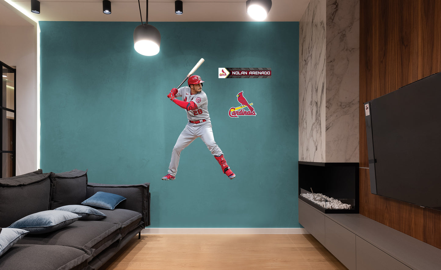 St. Louis Cardinals: Nolan Arenado - Officially Licensed MLB Removable Adhesive Decal