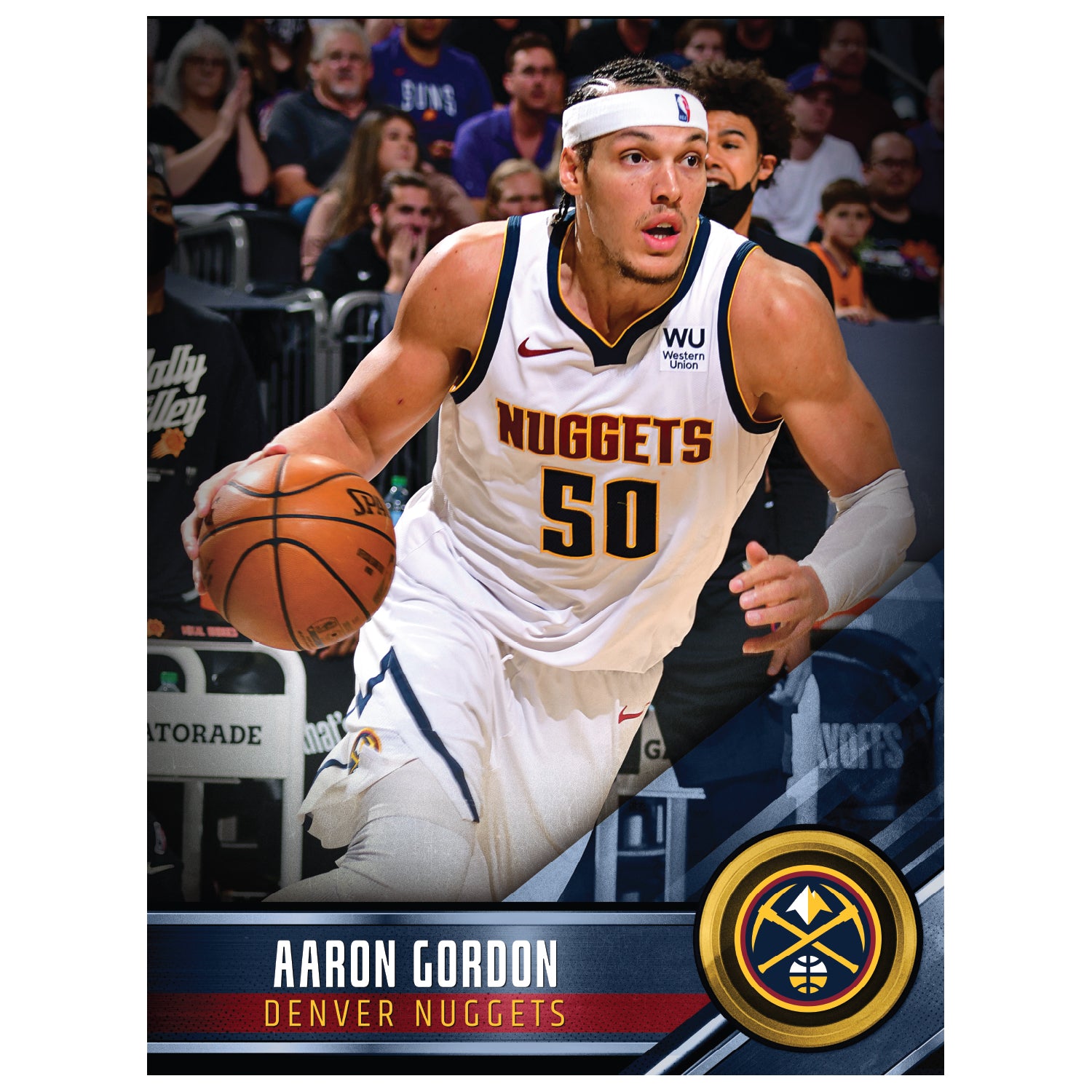 Denver Nuggets: Aaron Gordon 2021 Poster - Officially Licensed NBA Rem