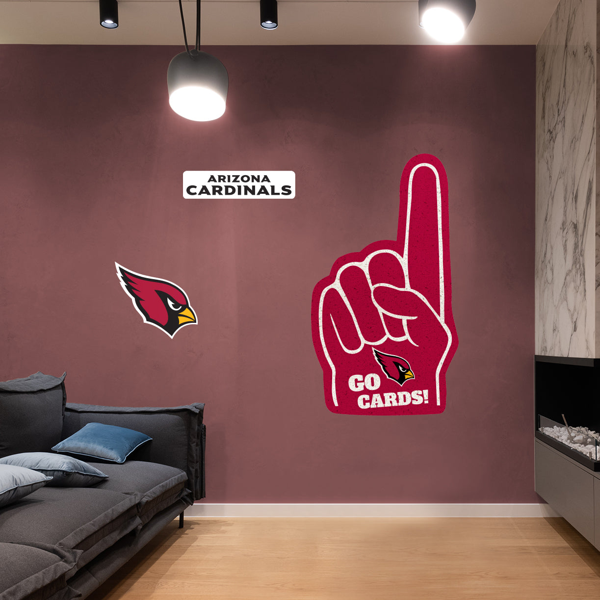 Arizona Cardinals: - Officially Licensed NFL Peel & Stick