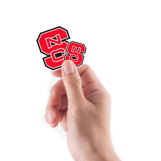 Sheet of 5 -North Carolina State U: North Carolina State Wolfpack  Logo Minis        - Officially Licensed NCAA Removable    Adhesive Decal
